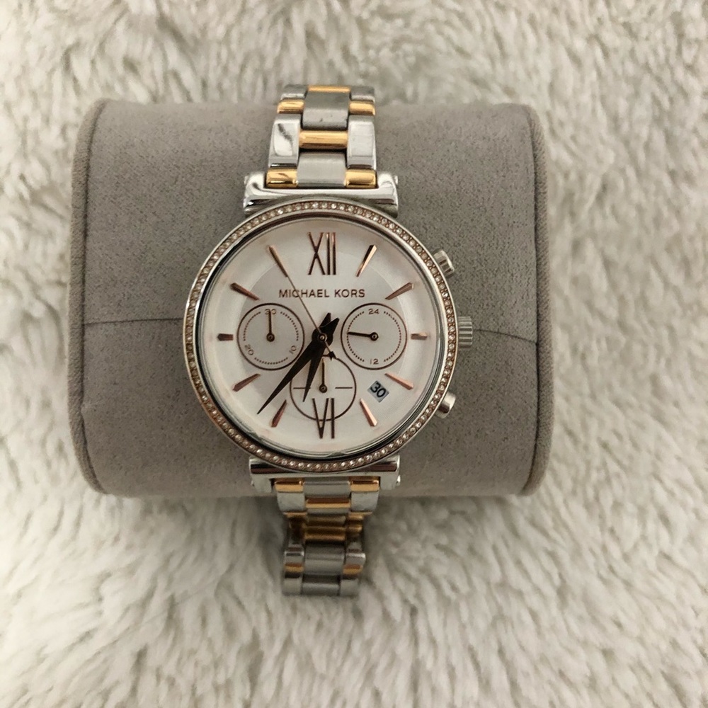 Michael Kors Rose Gold/Silver Women’s Watch